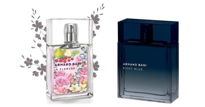 In Flowers и Night Blue: женская и мужская новинки от Armand Basi скоро прибудут в Россию