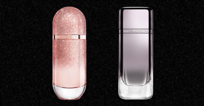 Rosé Extra и Black Extra — лимитированные новинки в коллекции 212 VIP от Carolina Herrera