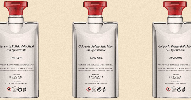 Bvlgari выпустят антисептический гель для рук