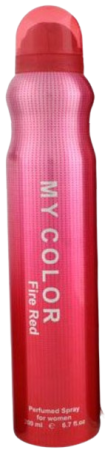 Akat My Color Fire Red Parfumed Spray