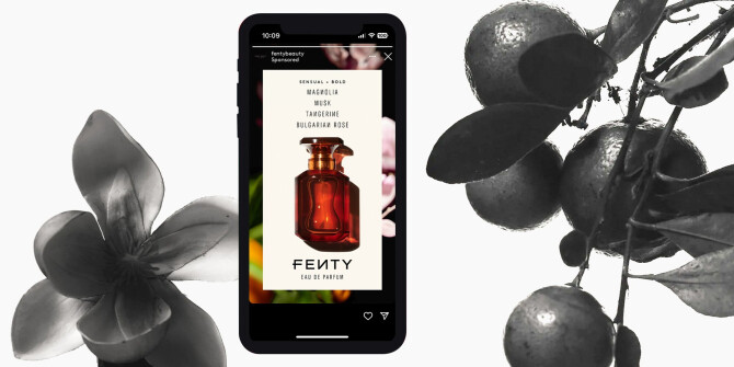 Виски в баре, сандал и винтажный mood: Fenty Eau De Parfum от Рианны