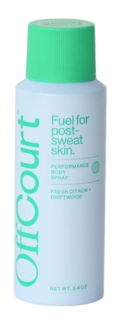 OffCourt Fresh Citron + Driftwood Body Spray