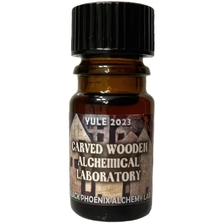 Black Phoenix Alchemy Lab Carved Wooden Alchemical Laboratory