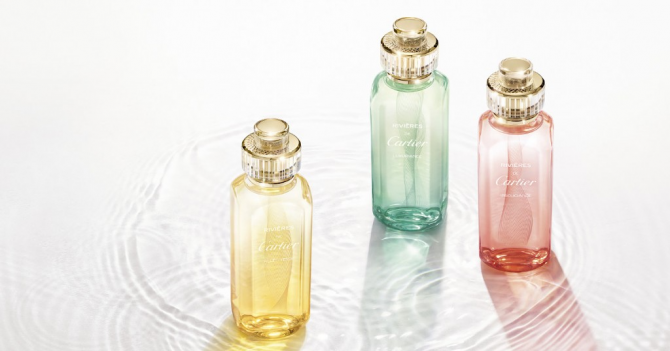 Природа, цветы, речная вода — в серии Rivières de Cartier