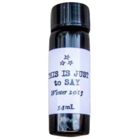 Sixteen92 This Is Just to Say Perfume Oil