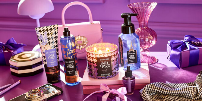 Bath & Body Works показали новую лимитированную коллекцию Emily in Paris