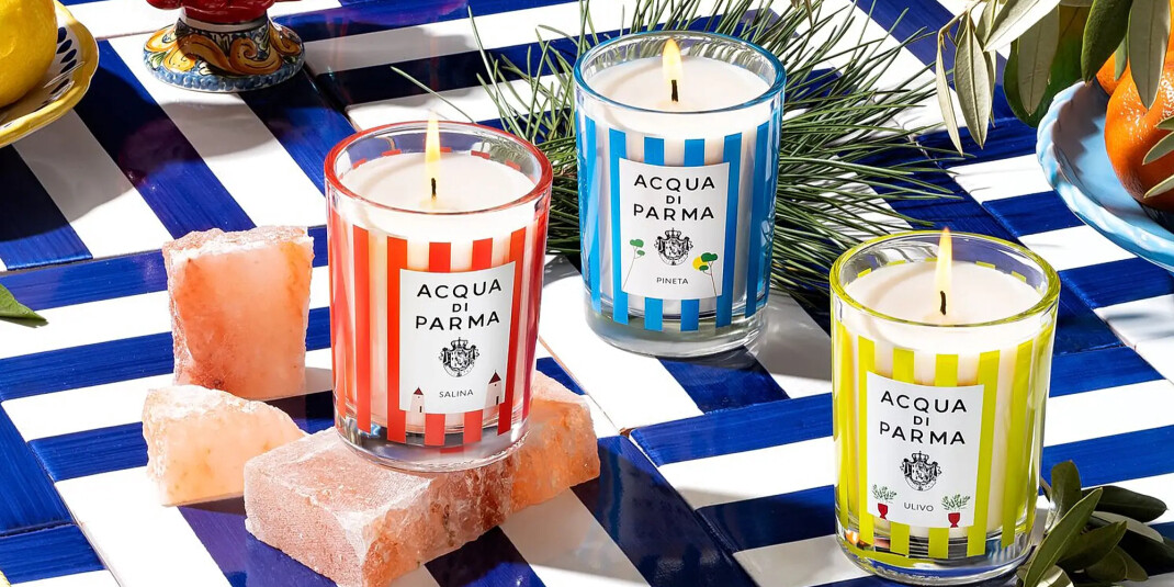Pineta, Ulivo и Salina – летние ароматы душистых свечей от Acqua Di Parma