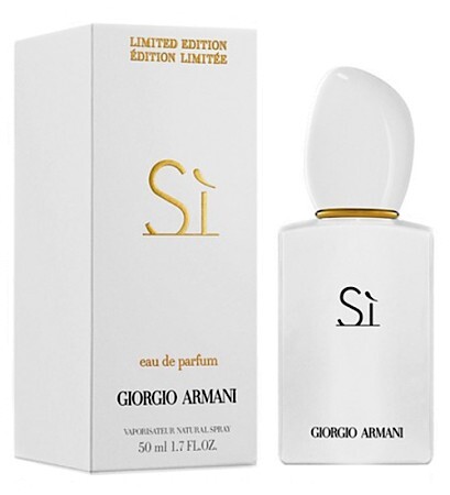 armani si white limited edition