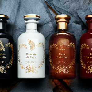 Rosa Sublime, Rosa Incandescente, Muschio di Luce и Muschio Mineralis – новые ароматы от Gucci