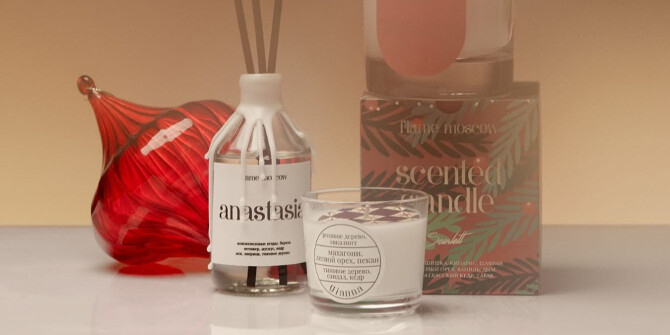 Новогодняя коллекция душистых свечей от российского бренда Flame Moscow