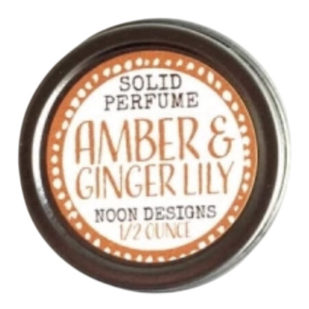 Noon Designs Amber & Ginger Lily - Follow Love Solid Perfume