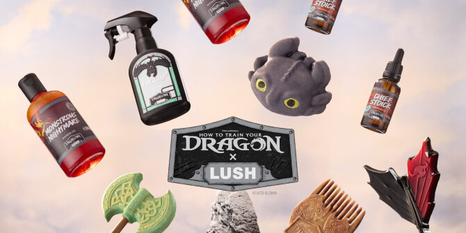 Lush представили эксклюзивную линейку How To Train Your Dragon