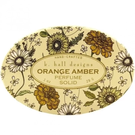K.Hall Designs Orange Amber Perfume Solid