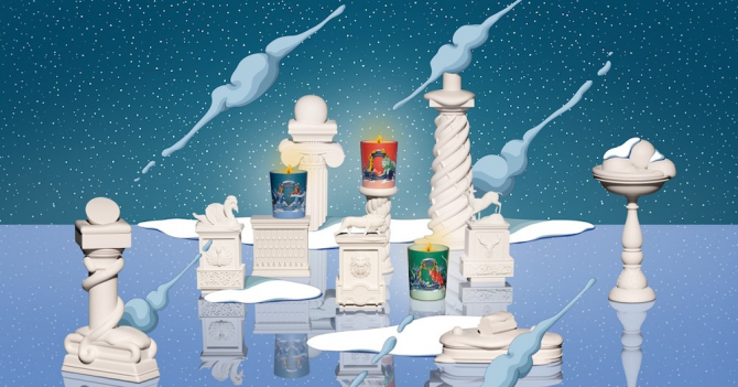 Diptyque создали рождественскую коллекцию вместе с художником Уго Гаттони