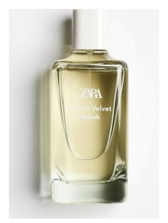 Zara Yellow Velvet Splash