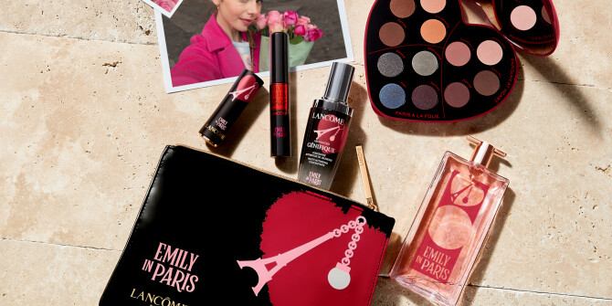 Lancôme выпустил бьюти-линию, посвященную сериалу «Эмили в Париже»