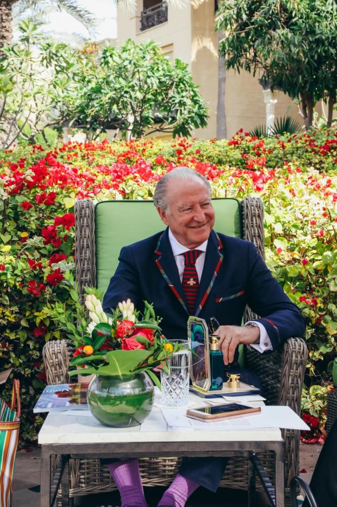 Альберто Морийяс на презентации Gardens of Paradise в Дубае