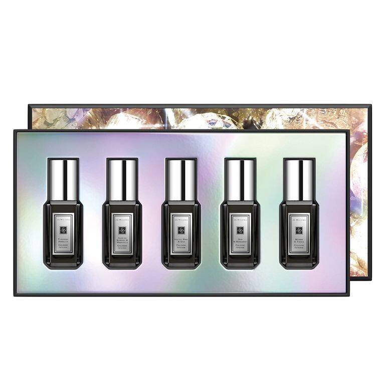 Коллекция миниатюр Cologne Intense, включающая ароматы Tuberose Angelica, Jasmine Sambac & Marigold, Velvet Rose & Oud, Oud & Bergamot и Myrrh & Tonka, £88