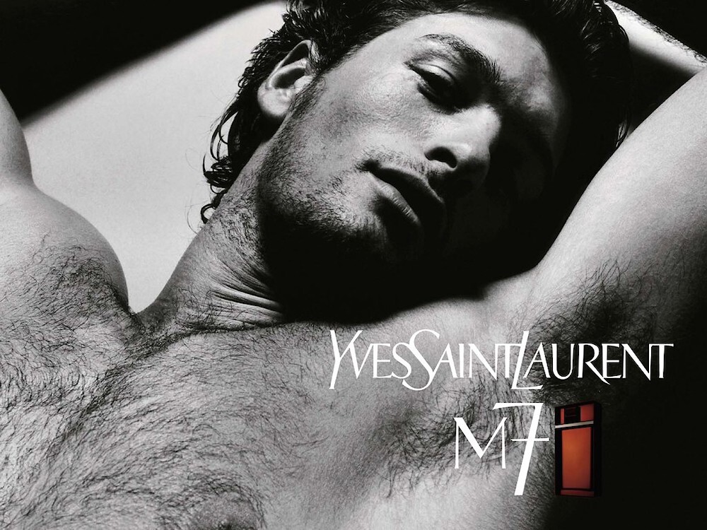 Вице-чемпион мира по айкидо Сэмюэль де Каббер в рекламной кампании YSL, версия с цензурой