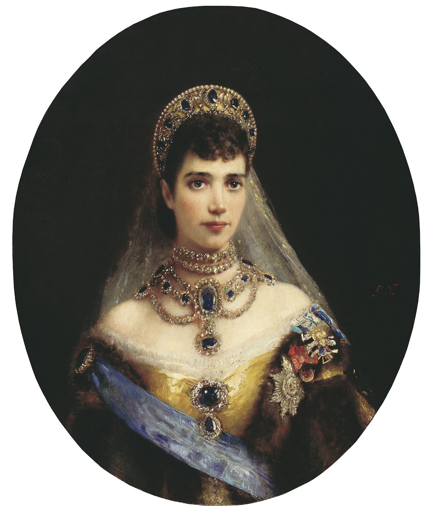 Императрица Мария Федоровна, худ. К. Маковский. 