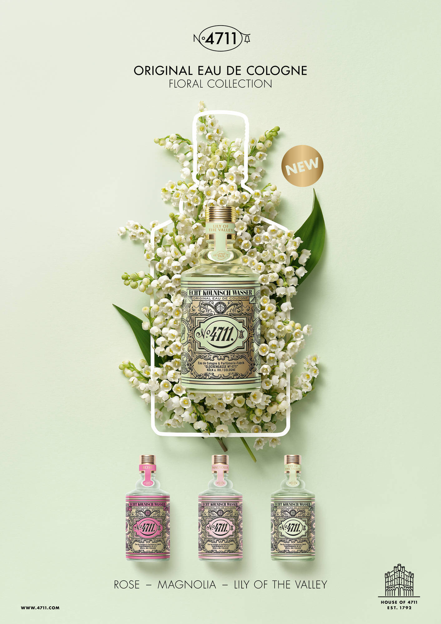 Mäurer & Wirtz пополнили коллекцию 4711 Floral ароматом Lily Of The Valley Mäurer & Wirtz пополнили коллекцию 4711 Floral ароматом Lily Of The Valley