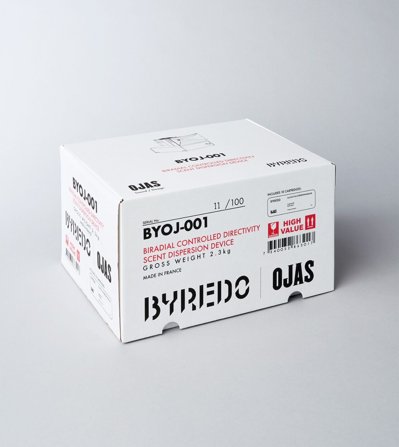 Byredo и Ojas показали аппарат, объединяющий звуки и запахи Byredo и Ojas показали аппарат, объединяющий звуки и запахи