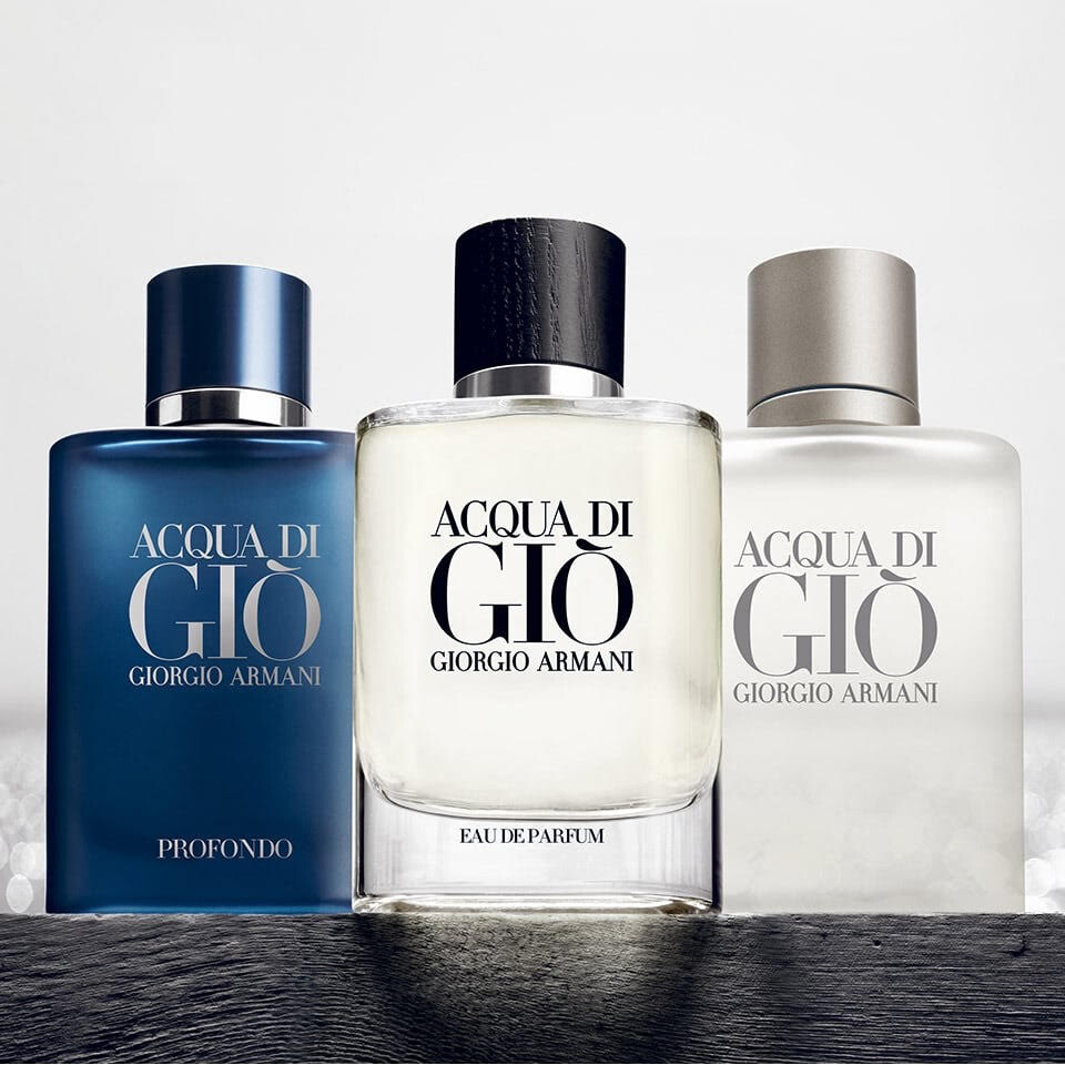 Giorgio Armani расширяет линию Acqua Di Gió новым ароматом для мужчин