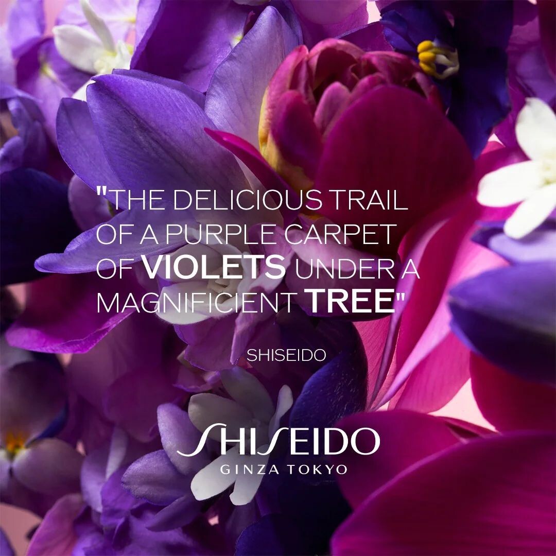 Shiseido посвятили Ginza Murasaki глицинии и фиолетовому цвету Shiseido посвятили Ginza Murasaki глицинии и фиолетовому цвету